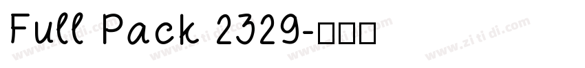 Full Pack 2329字体转换